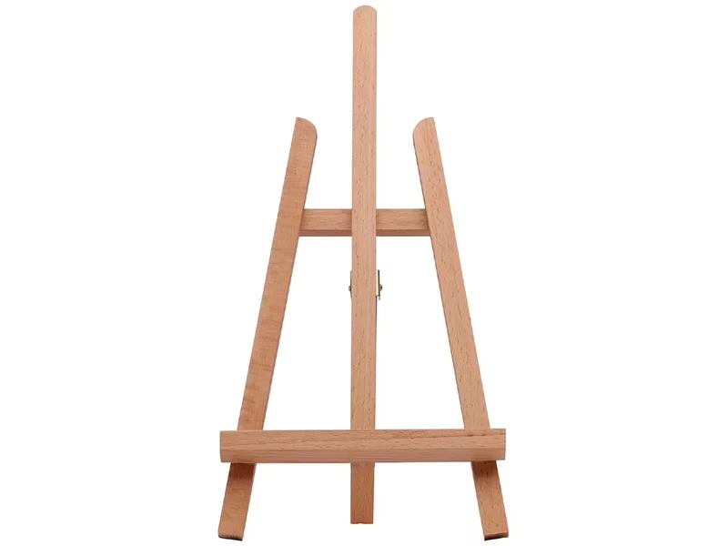 Chevalet trépied de table en bois 43 cm pour peinture au numéro