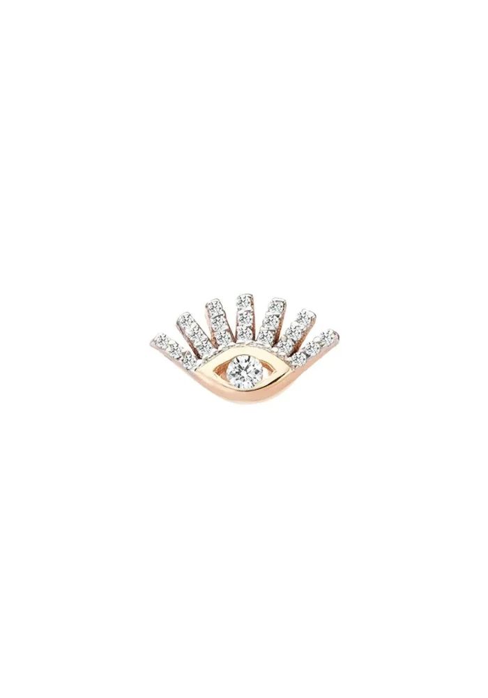 Boucle D'Oreille Pavé Evil Eye