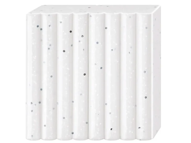 Pâte Fimo Effect pierre granite blanche 57g