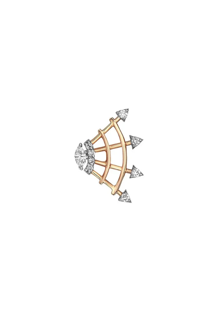 Boucle D'Oreille Diamond Rail Stud
