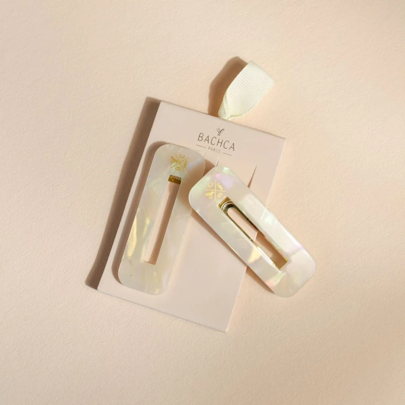 Lot de 2 Barrettes Nacre - Bachca