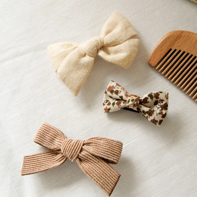 Set Barrettes Plumetis - Gentil Coquelicot