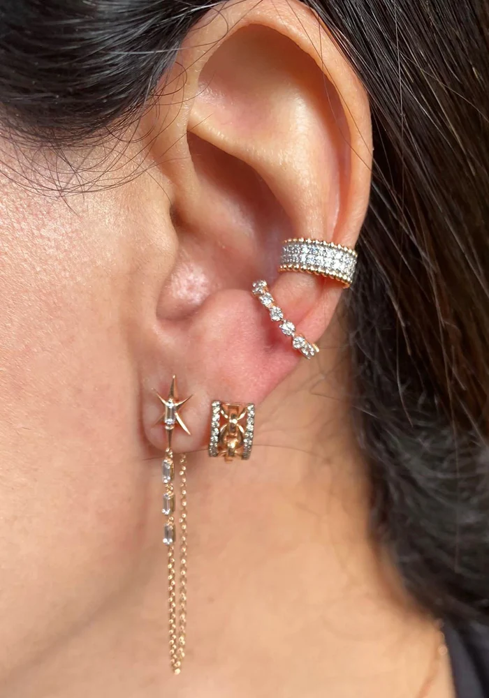 Bijou D'Oreille Céline Double Rows