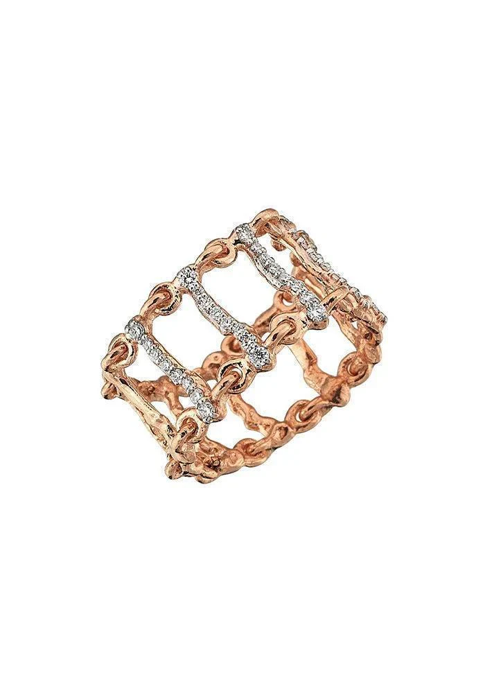 Bague Caspian Opensea Diamants Blancs