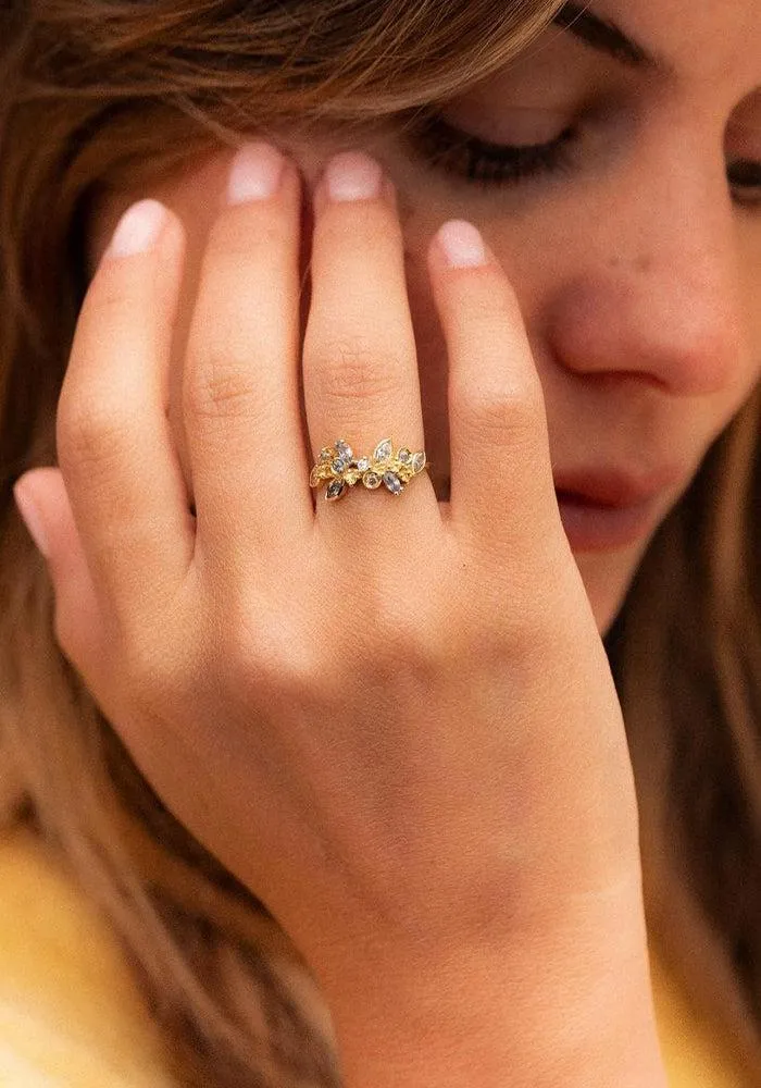Bague Camelia 1 Givre