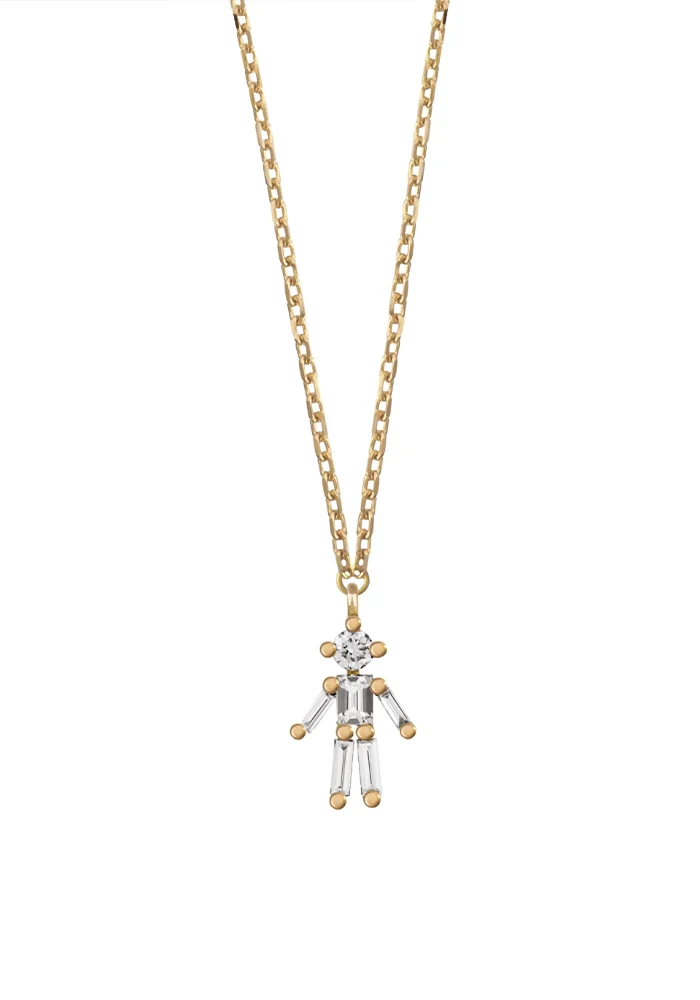 Collier Mini Garçon Diamants