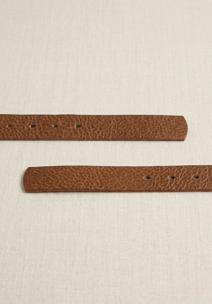 Tige De Ceinture En Cuir Preto 25mm Marron