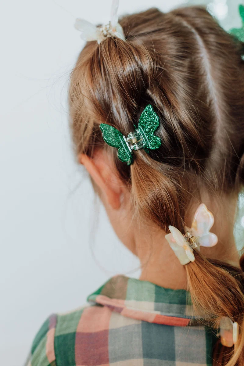 Mini Pince Papillon Vert - Luciole et Petit Pois