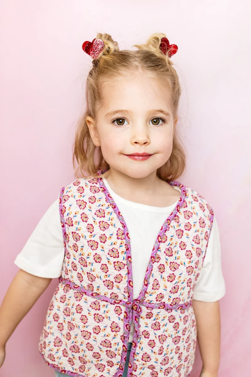 Mini Pince Cœur Glitter Rouge - Luciole et Petit Pois
