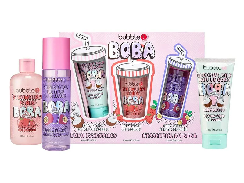 Coffret bain Boba Tea 3 produits - Bubble T