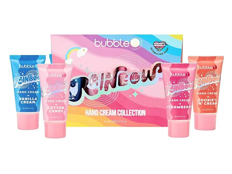 Coffret Crèmes pour les Mains Arc-en-ciel (4 x 30 ml)- Bubble T