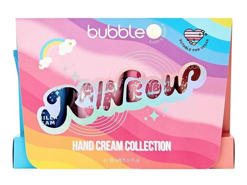 Coffret Crèmes pour les Mains Arc-en-ciel (4 x 30 ml)- Bubble T