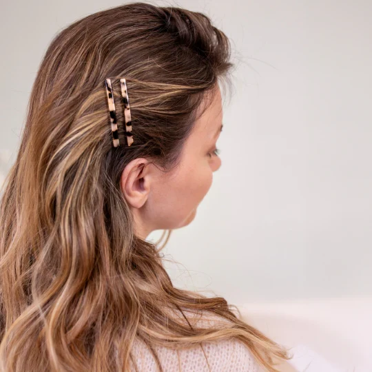 Barrettes Fines Ecaille - Bachca