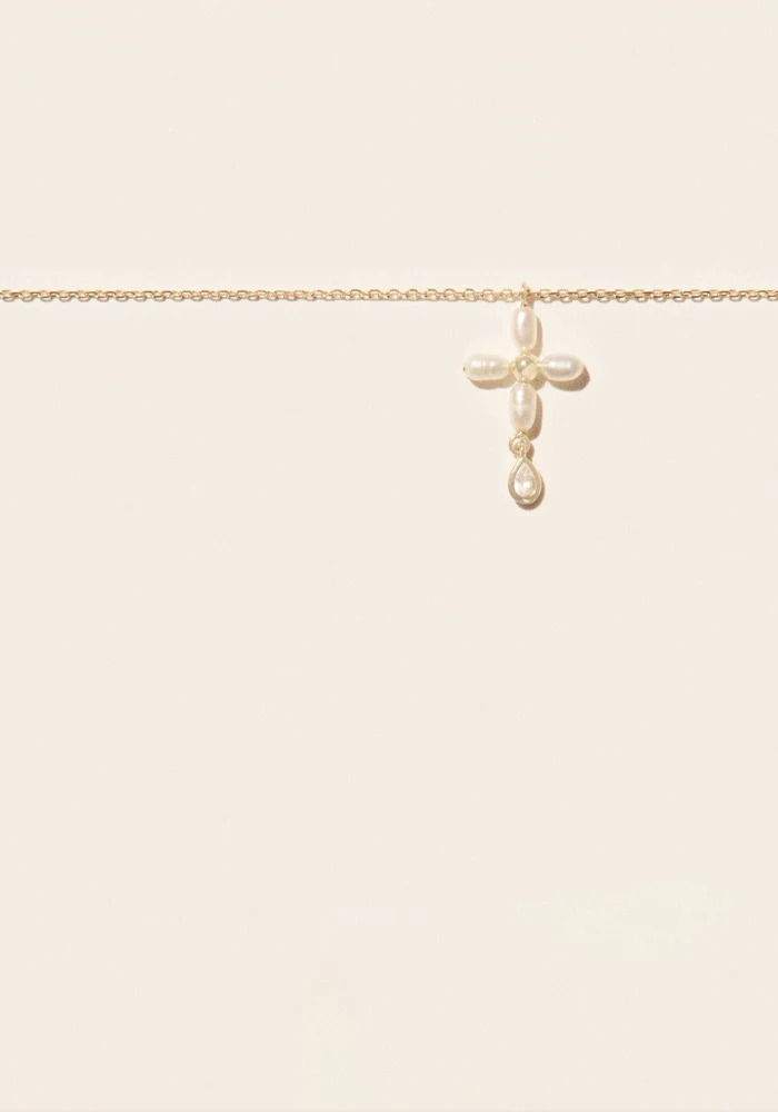 Collier Palerme White Pearl