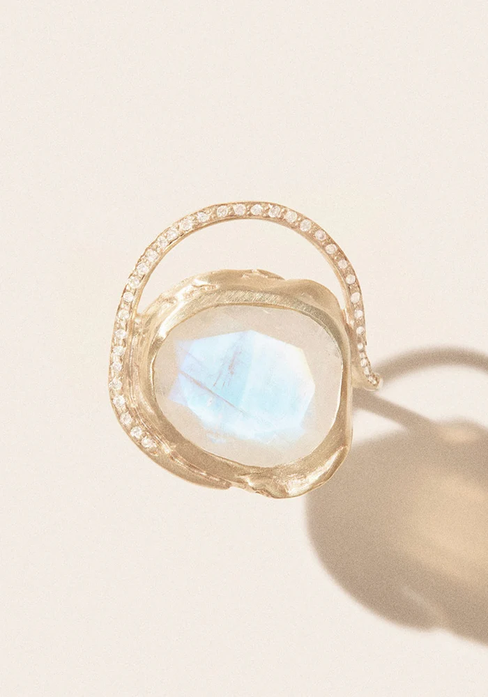 Bague Gaïa Moonstone