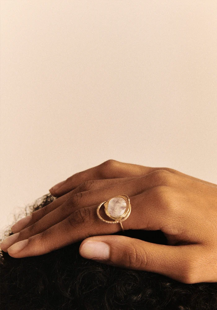 Bague Gaïa Moonstone
