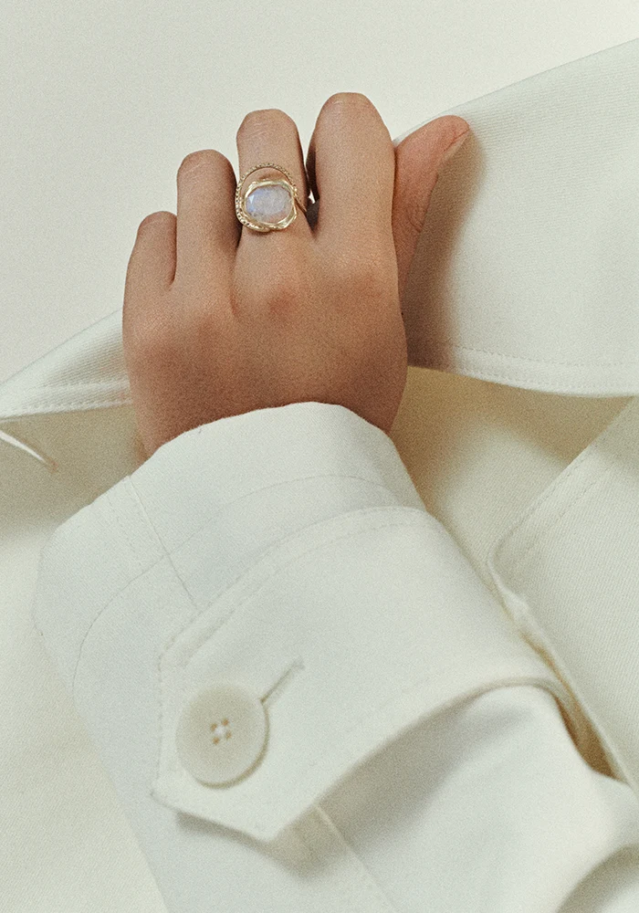Bague Gaïa Moonstone