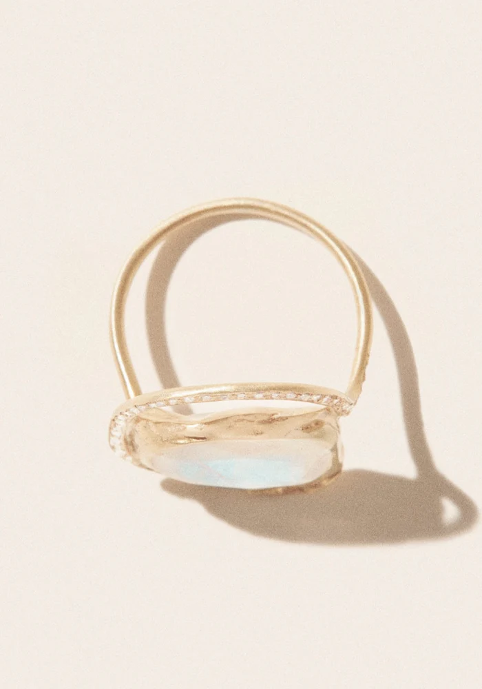 Bague Gaïa Moonstone