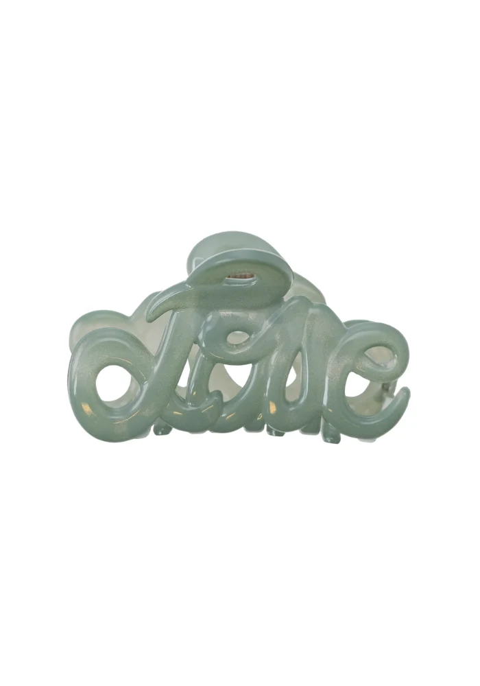 Petite Pince À Cheveux Love Water Green