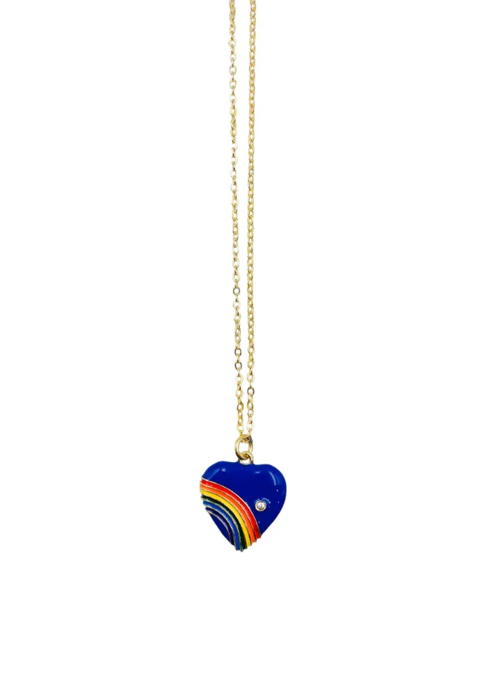 Collier Heart Love Marine