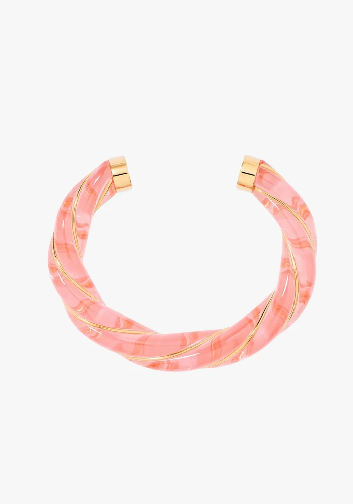 Jonc Diana Translucide Rose