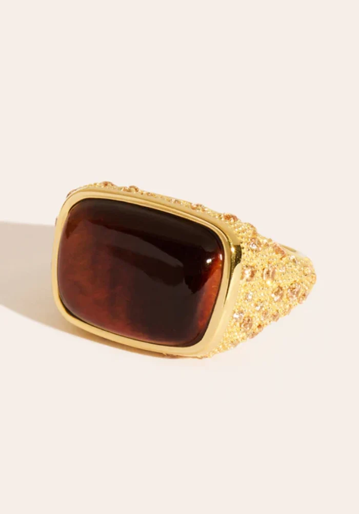 Bague Empreinte Oeil De Tigre