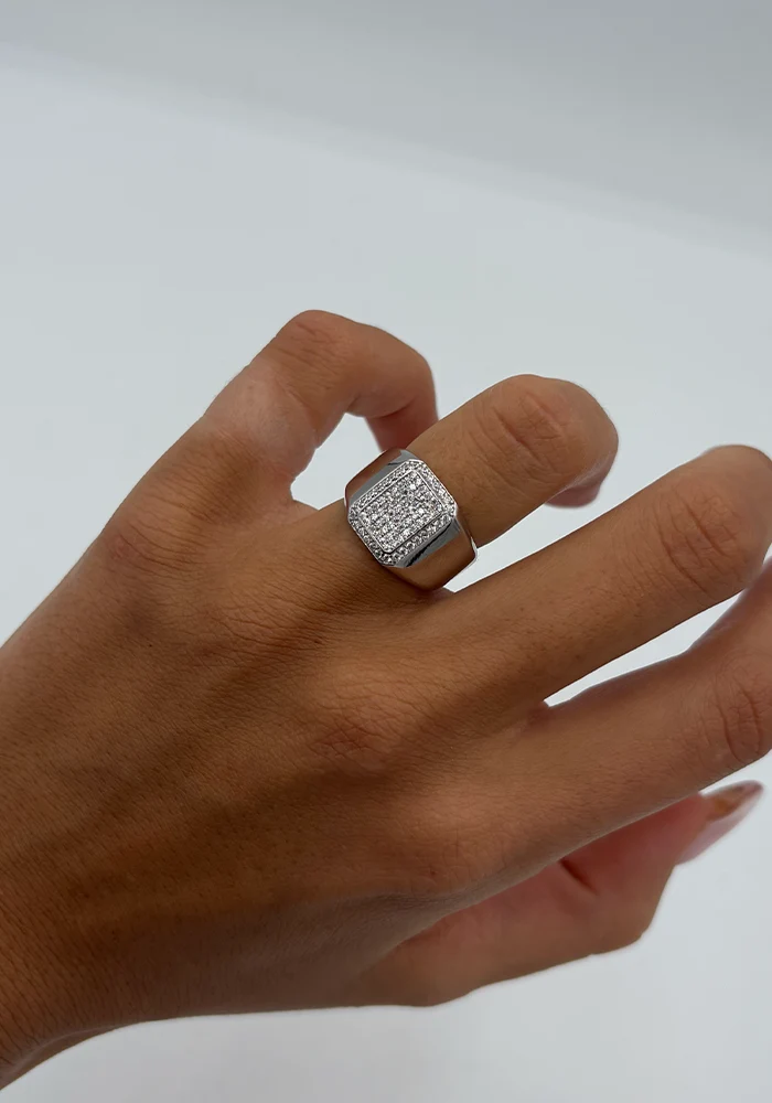 Bague Patou Plaqué Argent