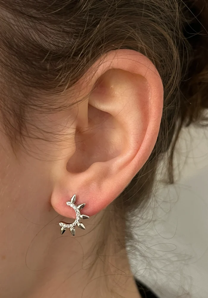 Boucles d'Oreilles Sally Argent