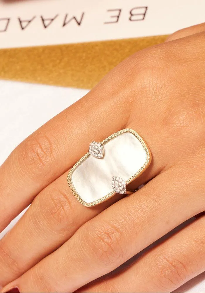 Bague Sangha Nacre