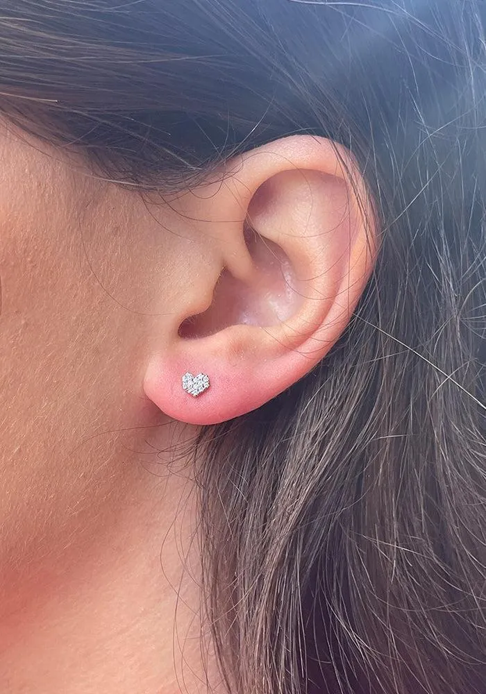 Boucle D'Oreille Cherish Diamants Blancs