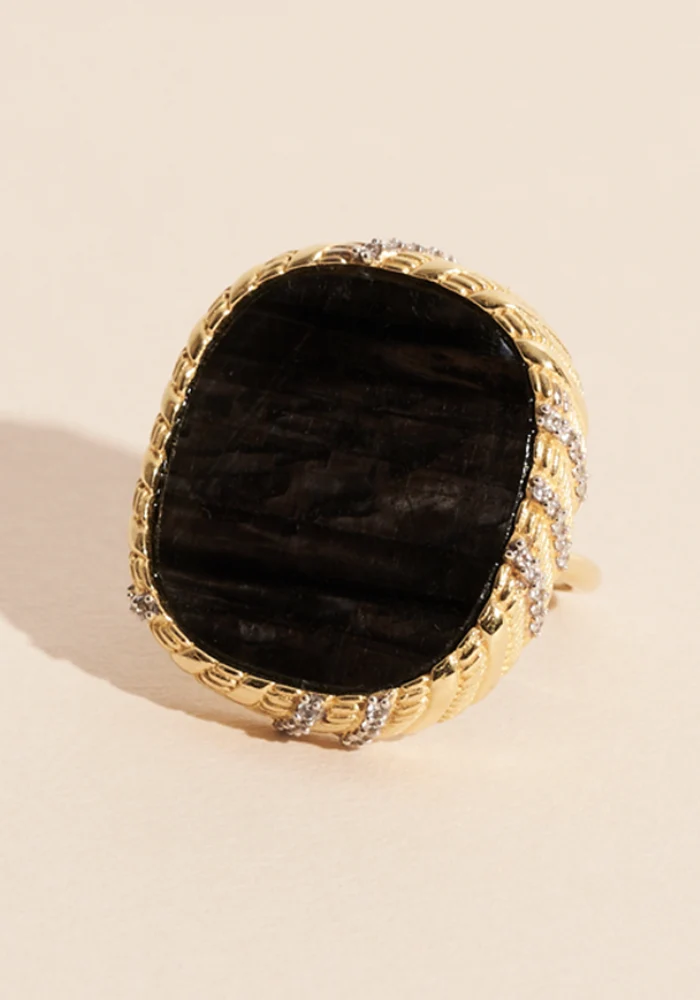 Bague Dona Onyx Noir