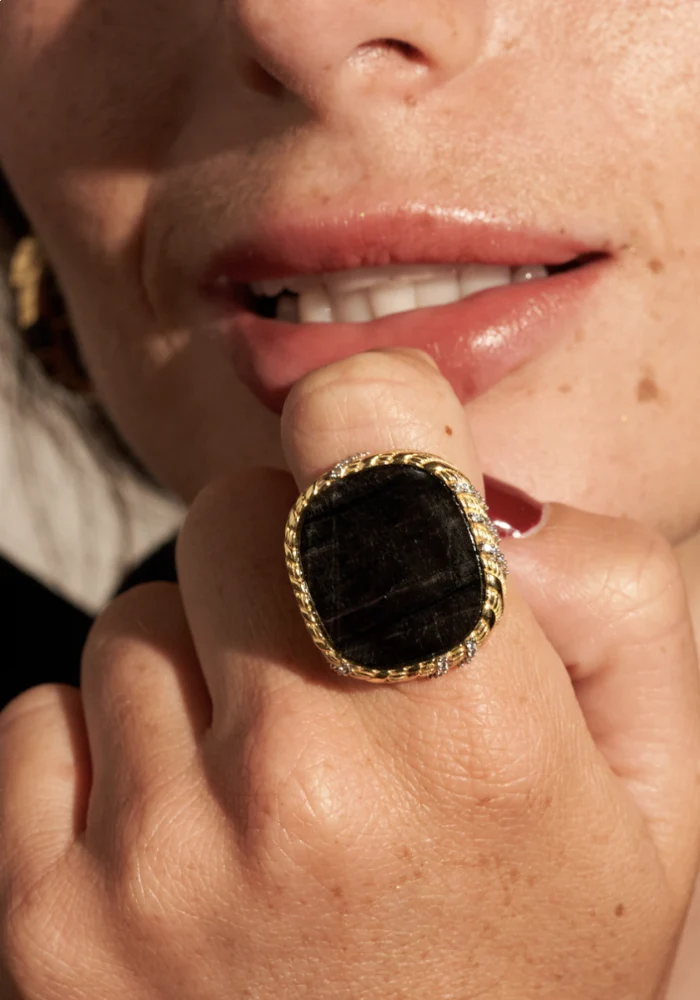 Bague Dona Onyx Noir