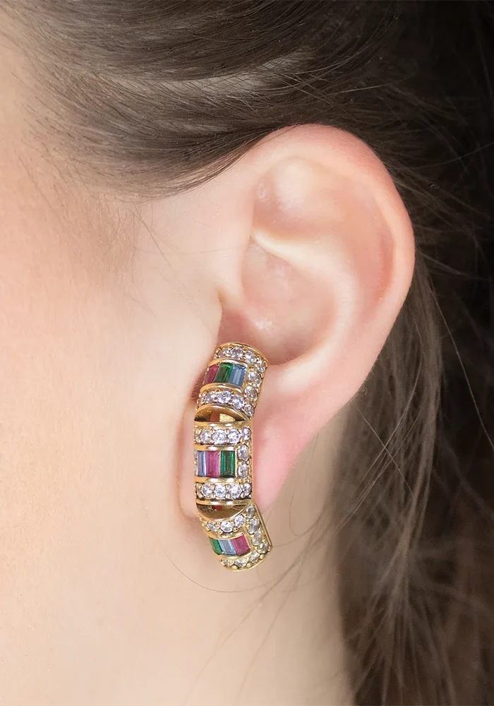 Boucles D'Oreilles Barrette