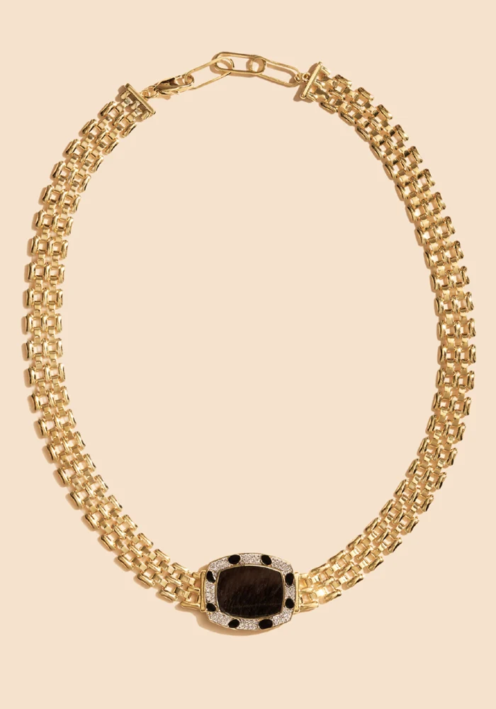 Collier Ranee Onyx Texturée
