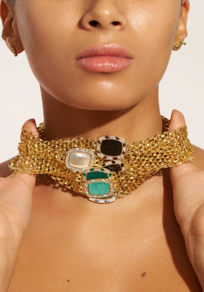 Collier Ranee Onyx Texturée