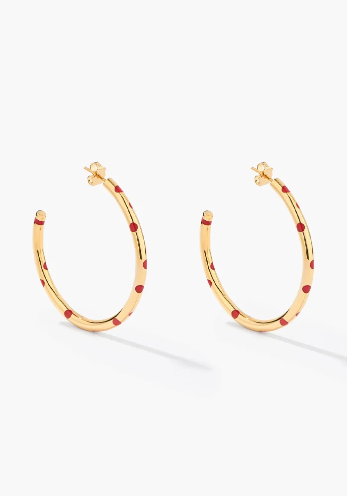 Boucles D'Oreilles Positano À Pois