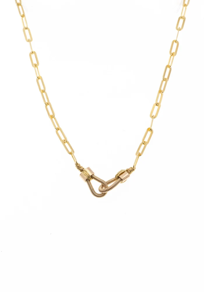 Collier You And Me Doré