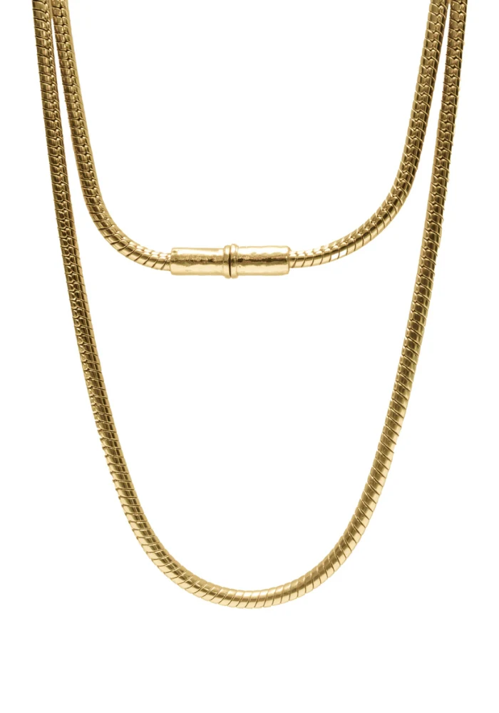 Collier Ou Bracelet 5 Tours Doré