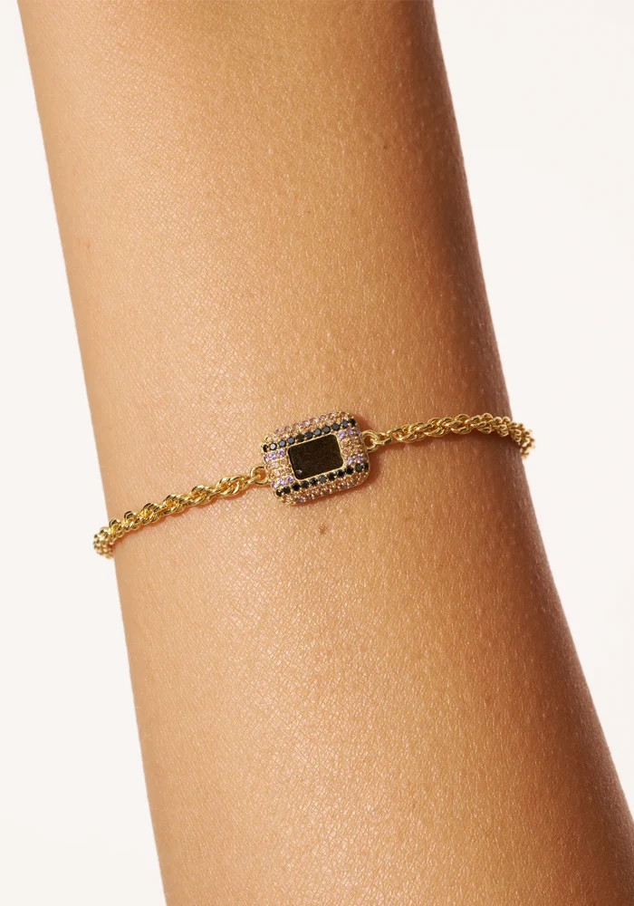 Bracelet Karma Obsidienne