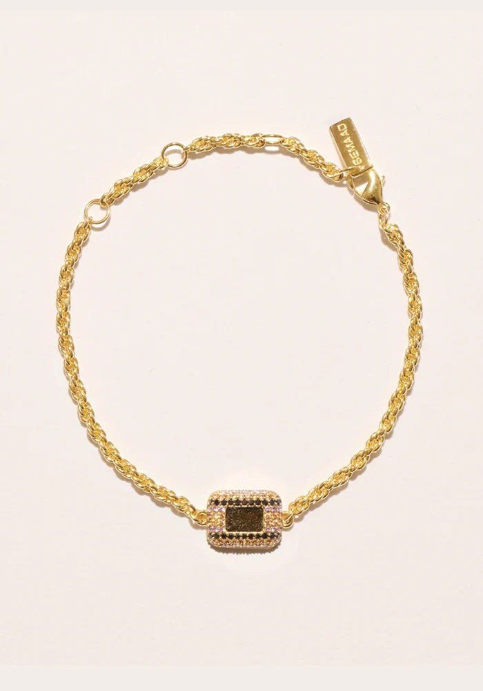 Bracelet Karma Obsidienne