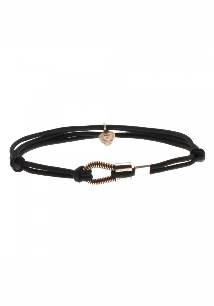 Bracelet Homme Me Corde De Basse Cordon Bleu Marine