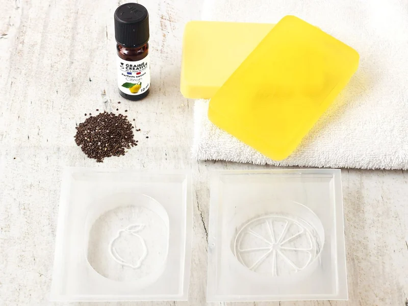 Kit DIY Savons Citron & Graines de Chia