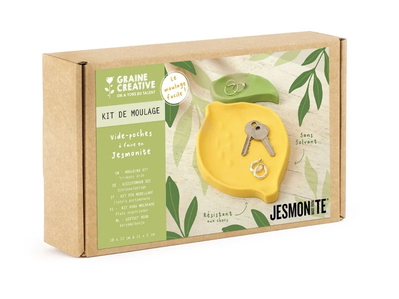 Kit DIY Jesmonite Vide-poches Citron