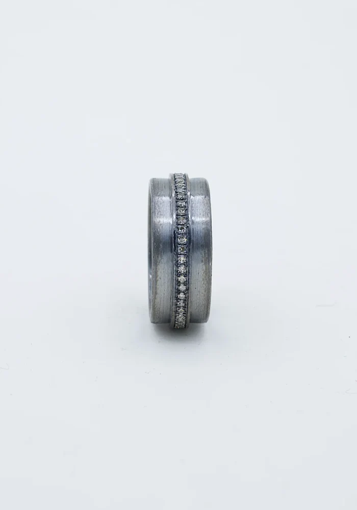 Bague Saphale Rhodié