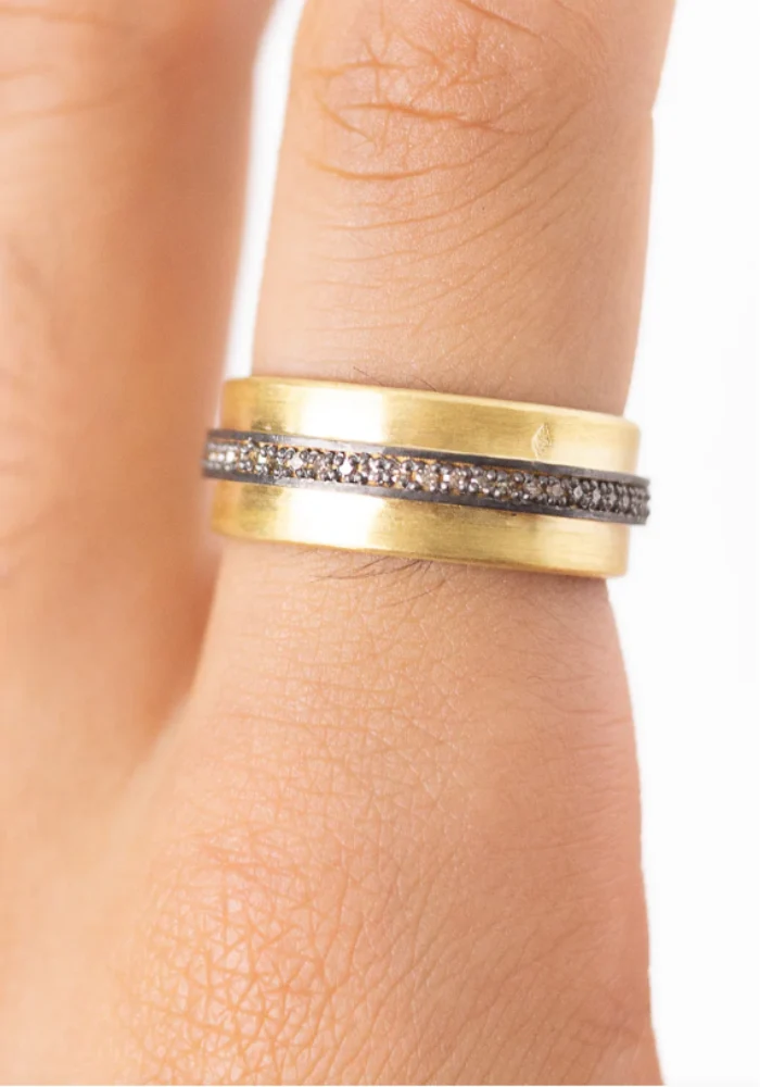 Bague Saphale Doré