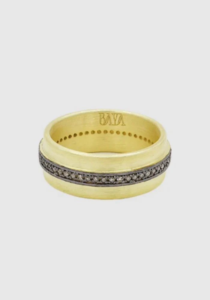 Bague Saphale Doré