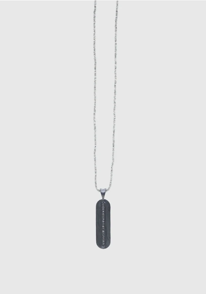 Collier Pépite Saphale Rhodié