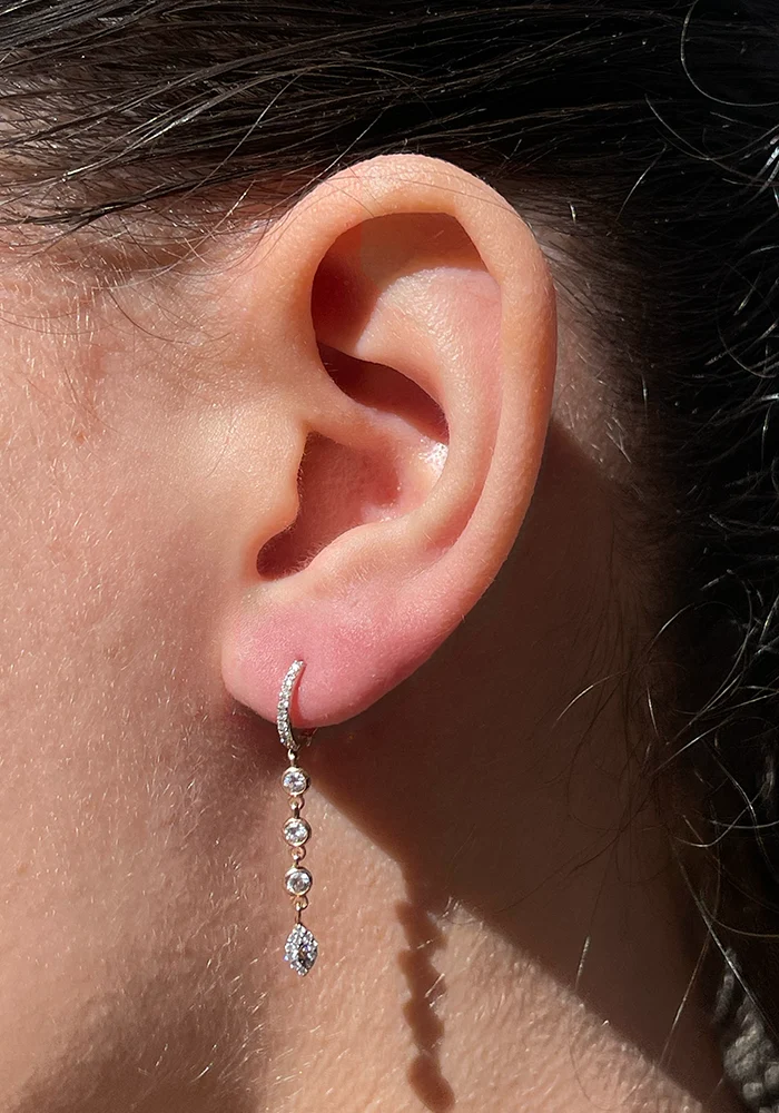 Créole 10th Eye Triple Solitaire Chain