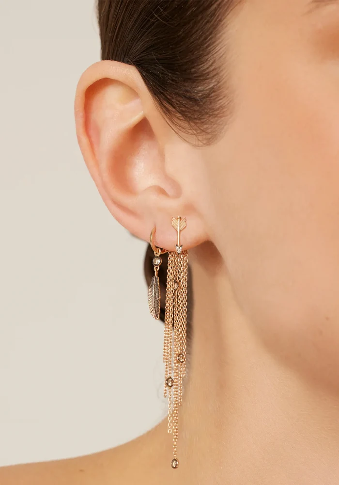 Fermoir Mini Solitaire Chain Tassel