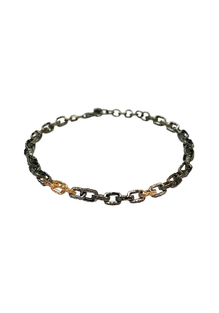 Bracelet Geometric Link Chain